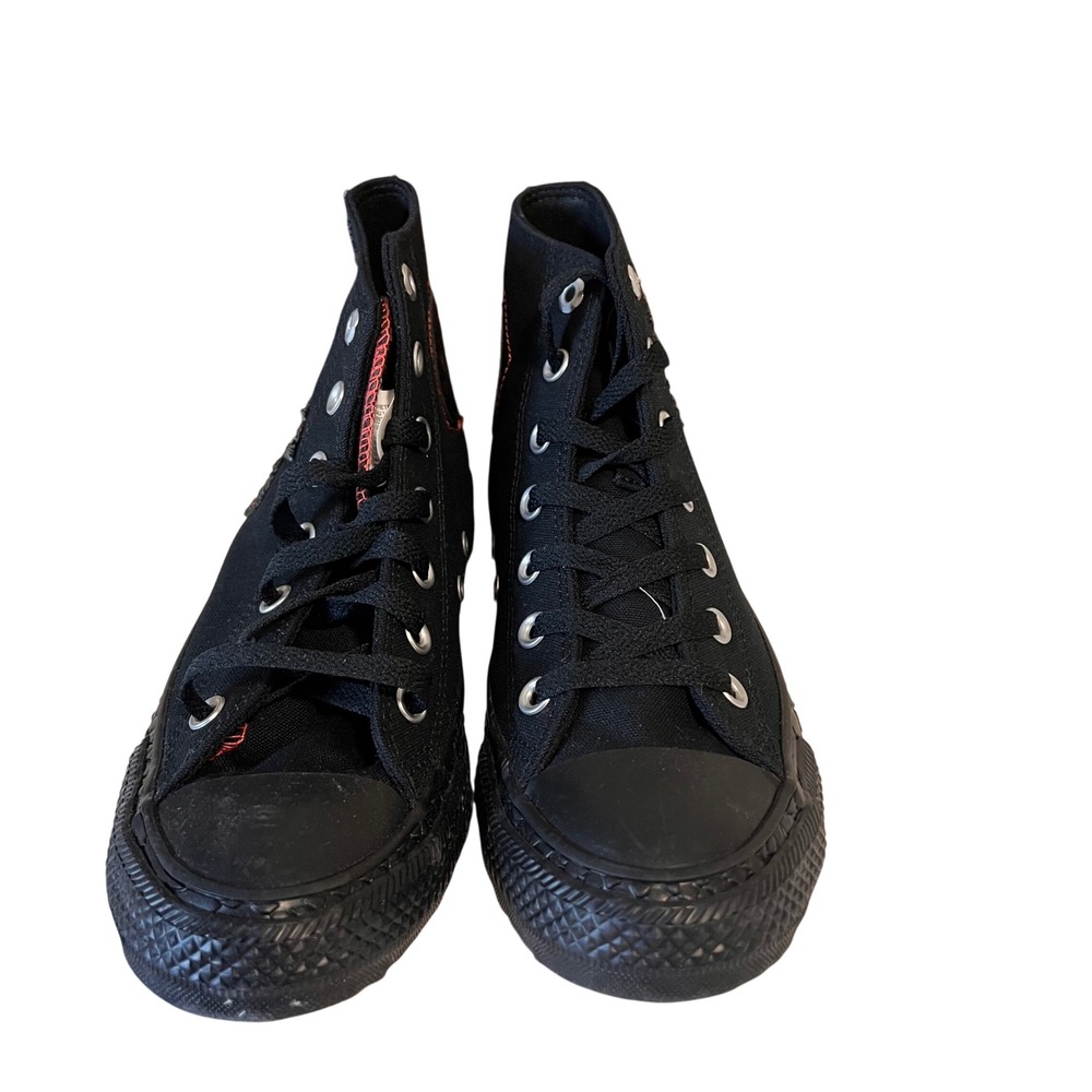 Converse Dungeons and Dragons High Top Sneakers Black Red D20 Logo Unisex M6/W8‎